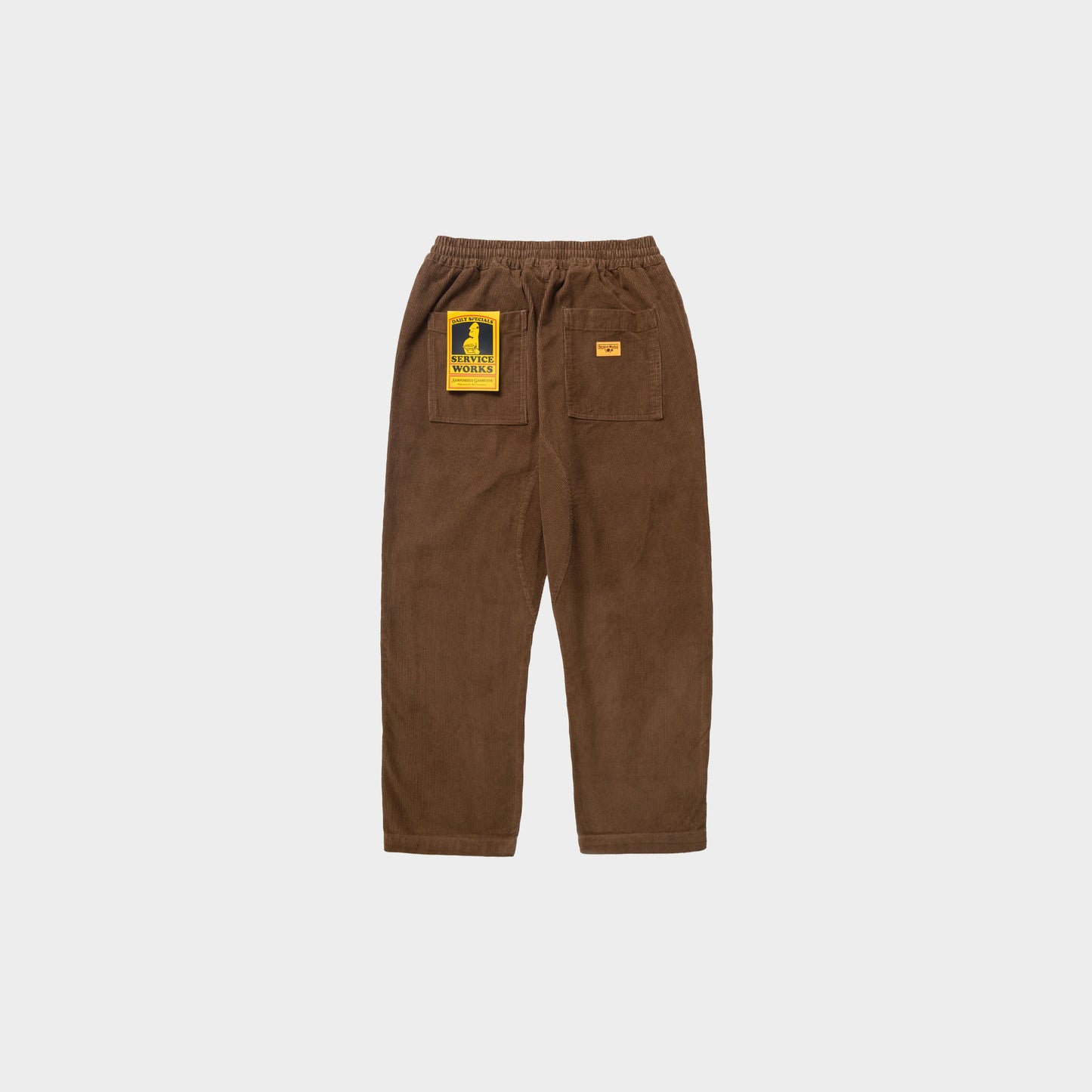 Service Works Corduroy Chef Pants in Farbe bark
