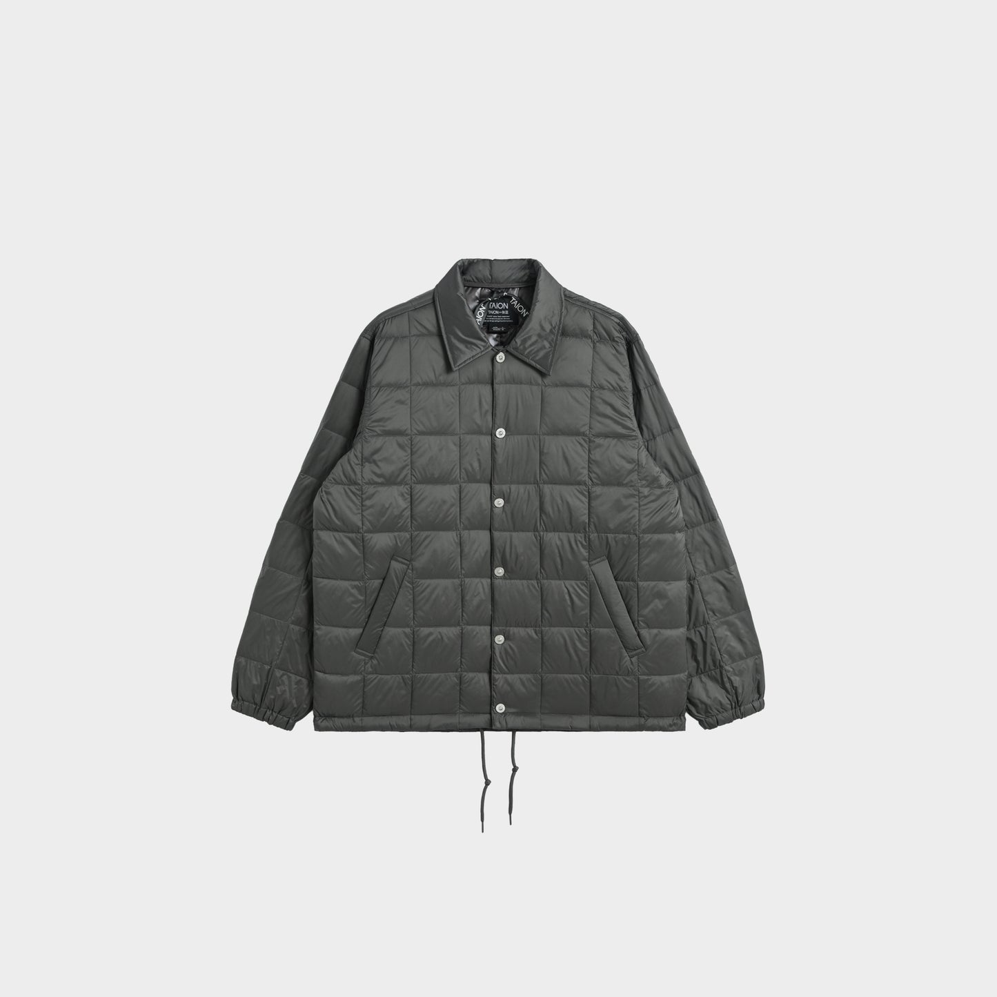 TAION Down Coach Jacket in Farbe charcoal