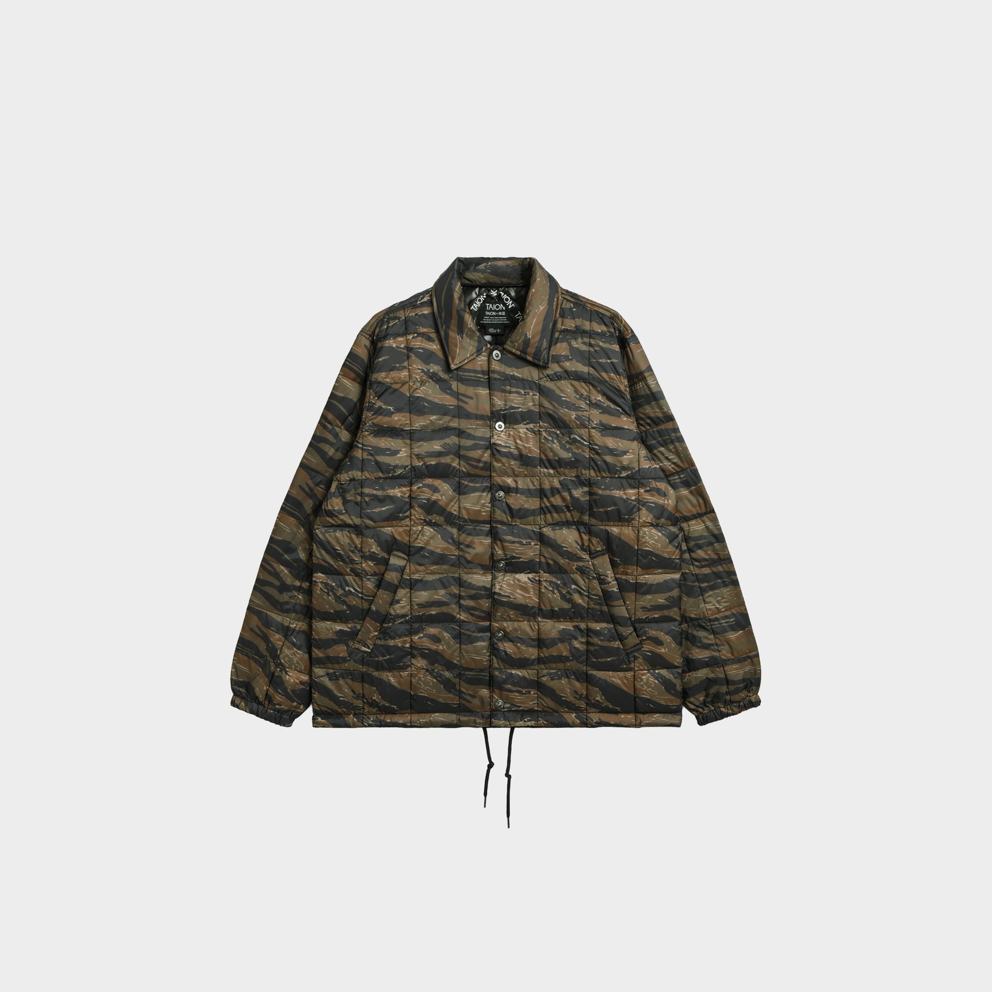 TAION Down Coach Jacket in Farbe tigerstripe