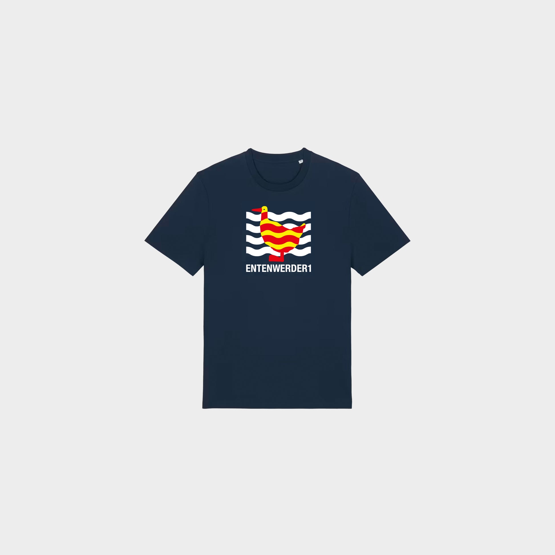 Entenwerder 1 Entenwerder T-Shirt WellEntenwerder T-Shirt Welle in Farbe navy