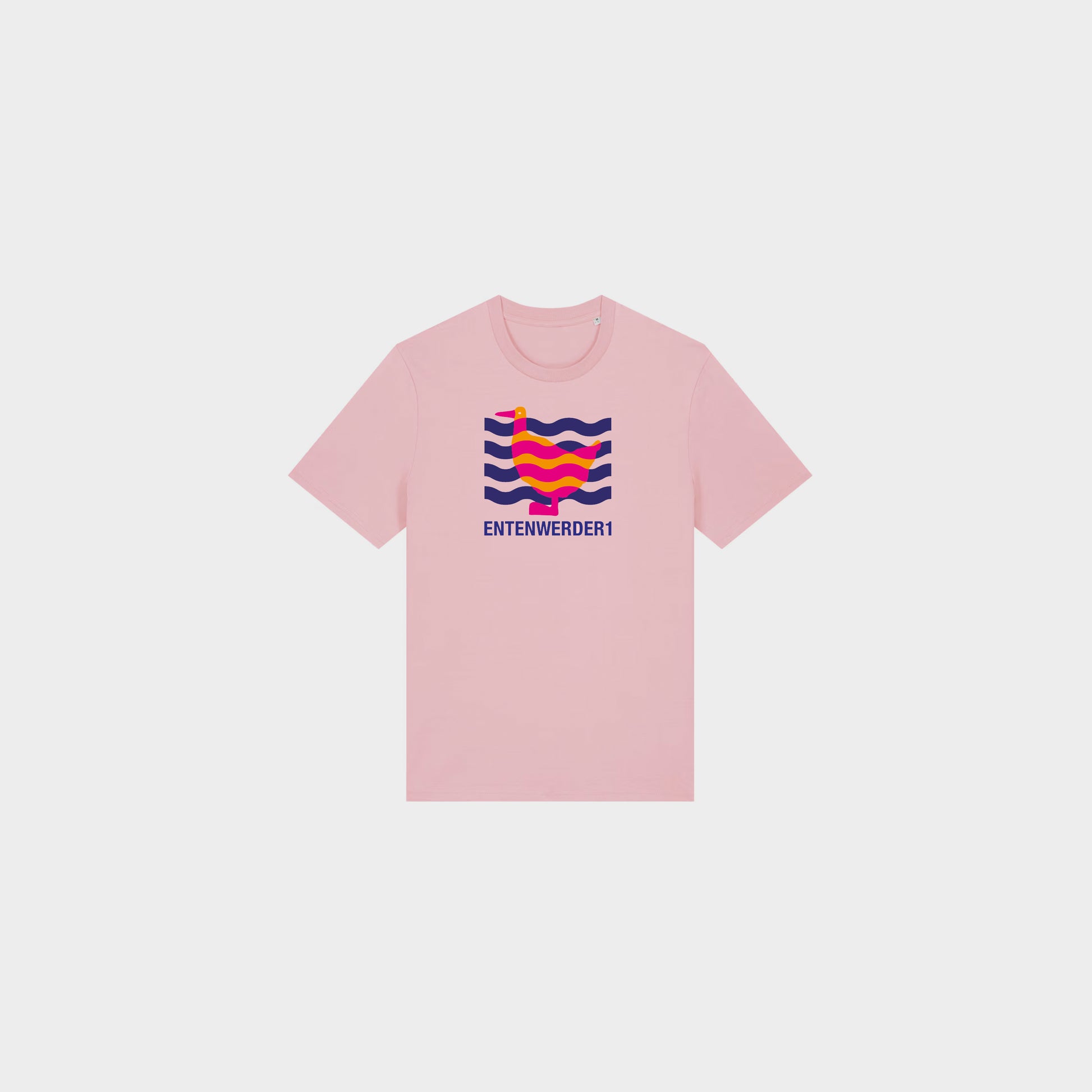 Entenwerder 1 Entenwerder T-Shirt WellEntenwerder T-Shirt Welle in Farbe pink