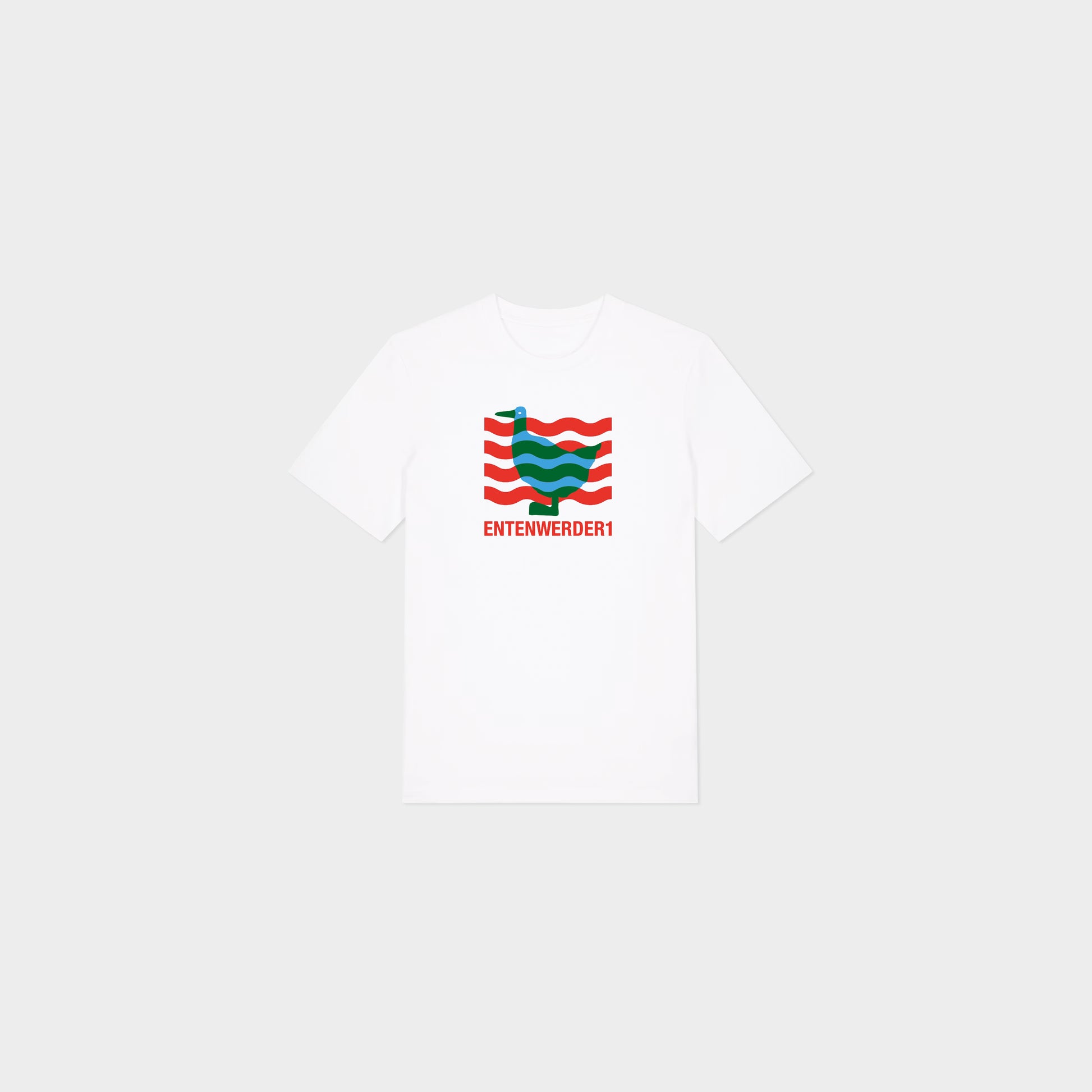 Entenwerder 1 Entenwerder T-Shirt WellEntenwerder T-Shirt Welle in Farbe white