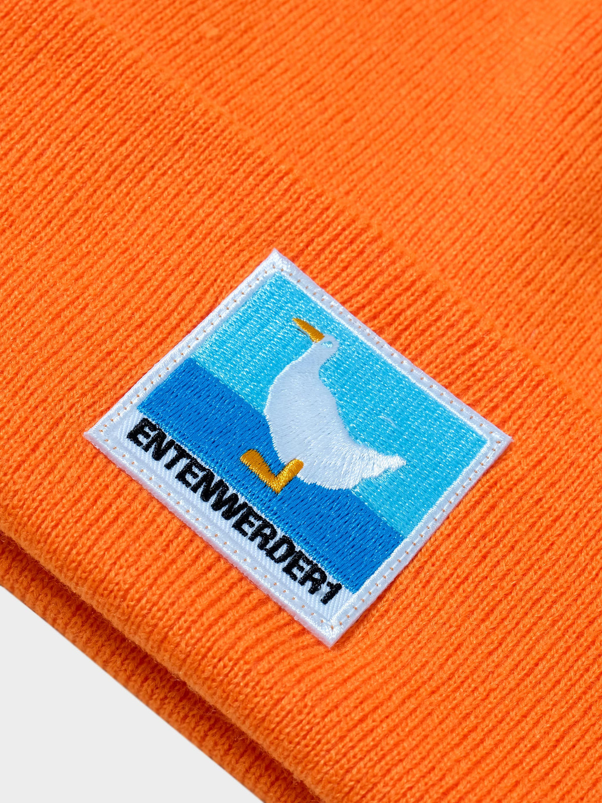 Entenwerder 1 Beanie Entenwerder - Blue Patch in Farbe orange