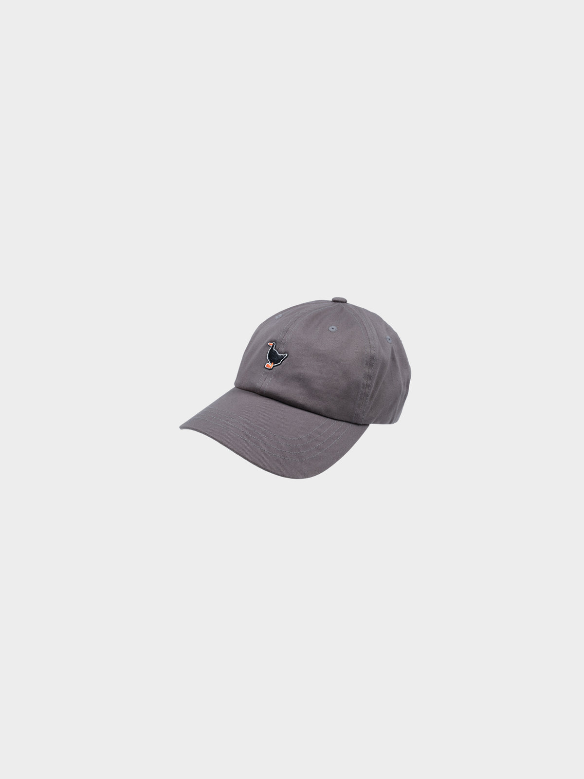 Entenwerder1 Embroided Duck Dad Cap in Farbe grey_black