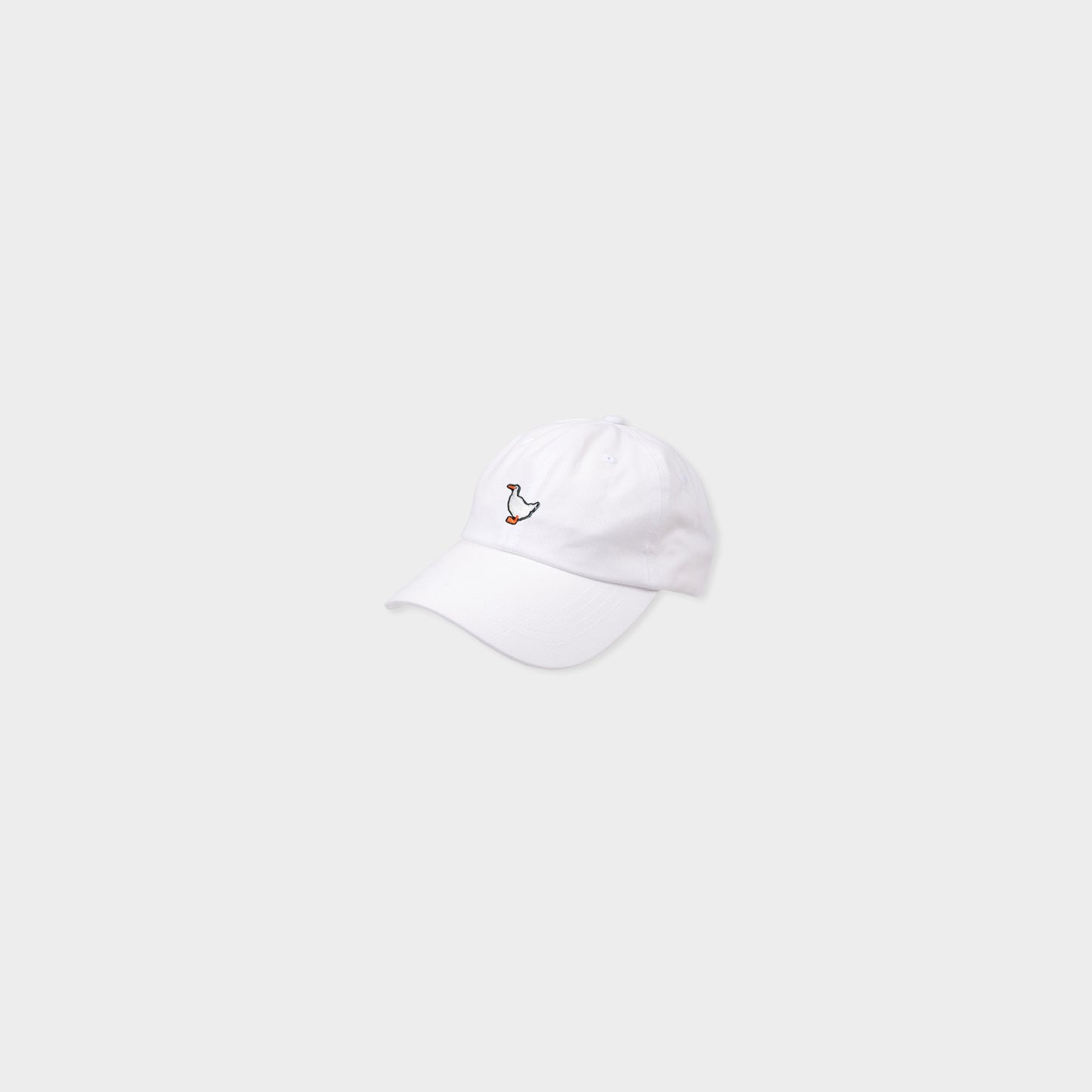 Entenwerder 1 Embroided Duck Dad Cap in Farbe white