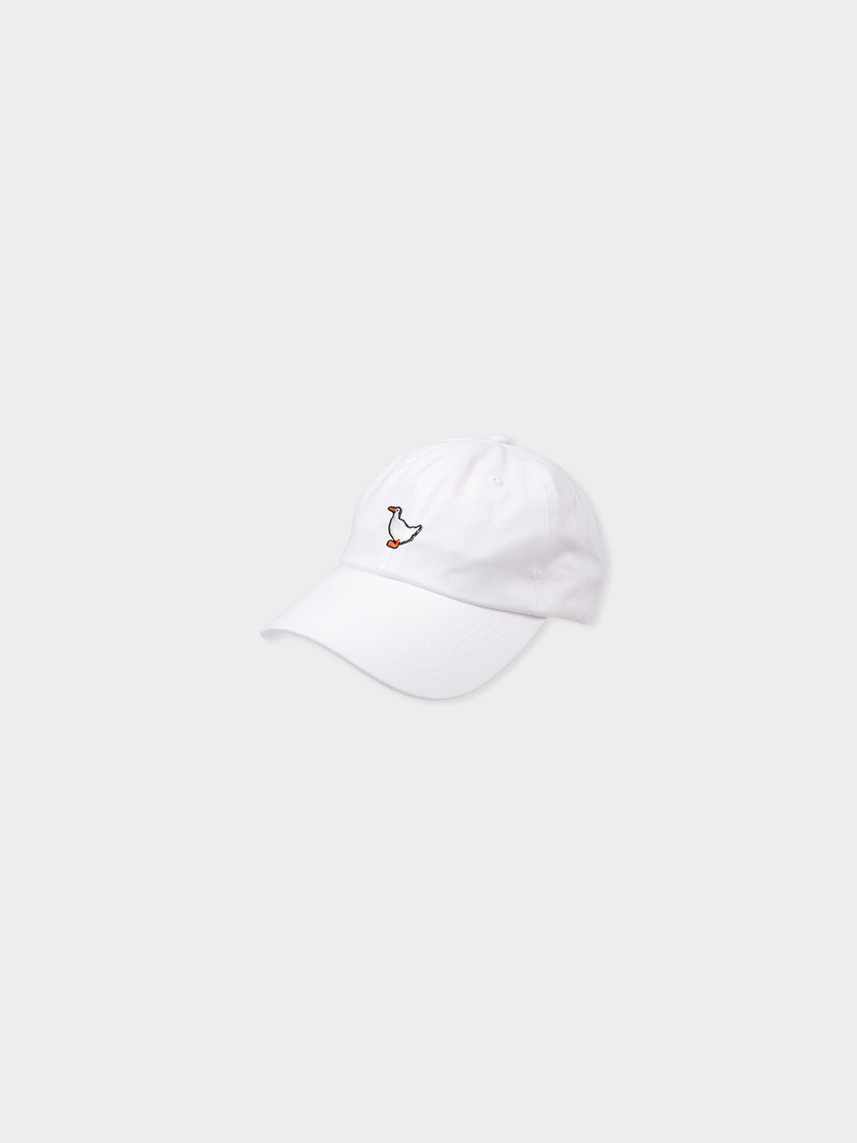 Entenwerder1 Embroided Duck Dad Cap in Farbe white