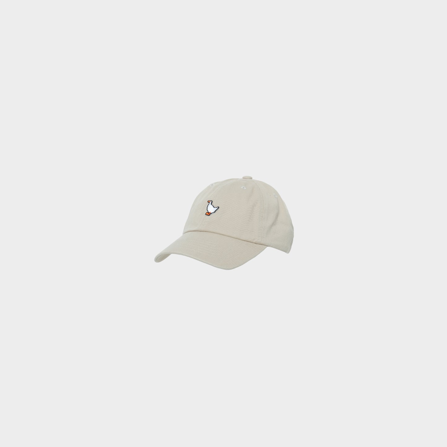 Entenwerder1 Embroided Duck Ecowash Dad Cap in Farbe eco_oak