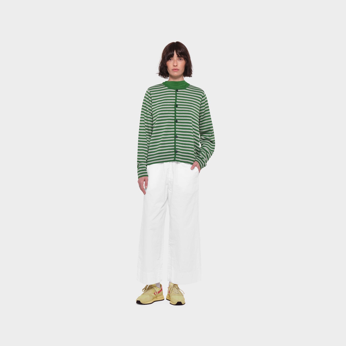 OMEN Strickjacke Pilz Ringel RL am model
