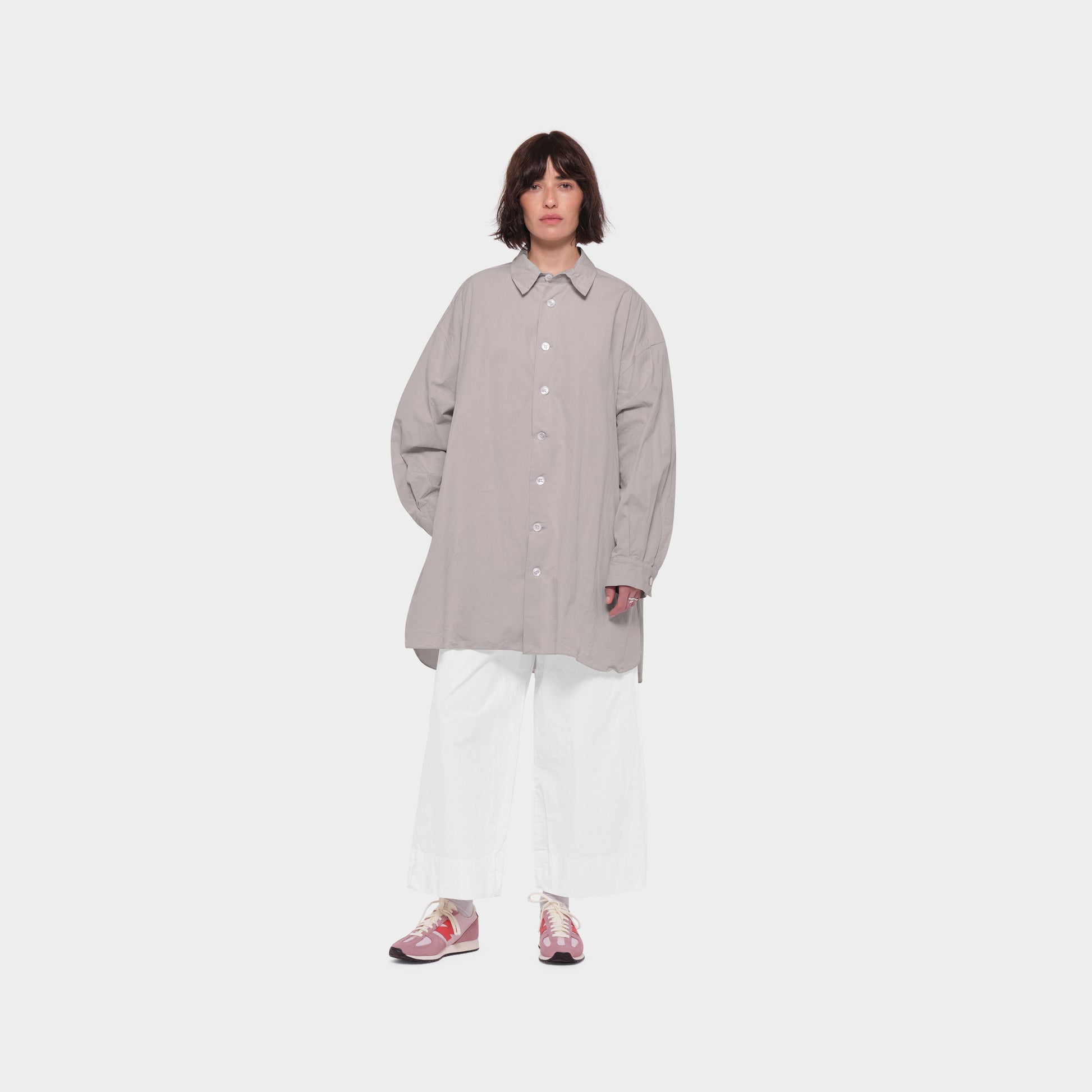 OMEN Oberteil Palma Kurz Canvas am model