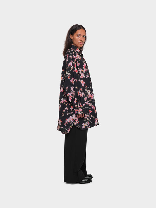 Palma Kurz Popeline Vibrant Bloom
