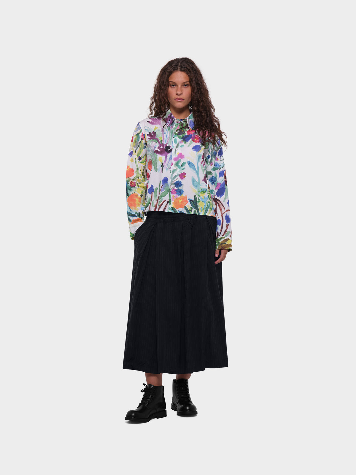 OMEN Oberteil Abigail Popeline am model