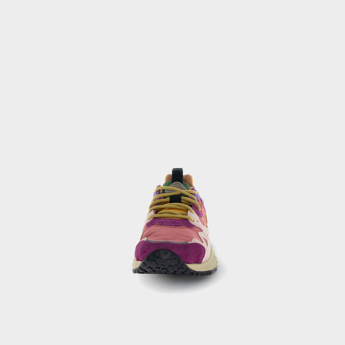 Flower Mountain Sneaker Ranya Uni Suede Nylon in Farbe bordeaux_pink_fuchsia
