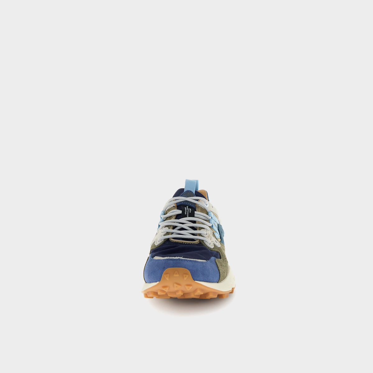 Flower Mountain Sneaker Yamano 3 Man Cow Velour in Farbe navy_blue_kaki