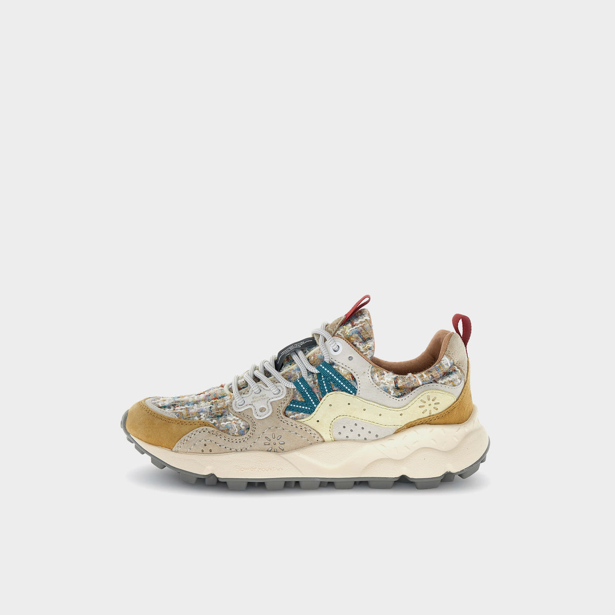 Flower Mountain Yamano 3 Woman Suede Woolen Knitting camel_beige_panna