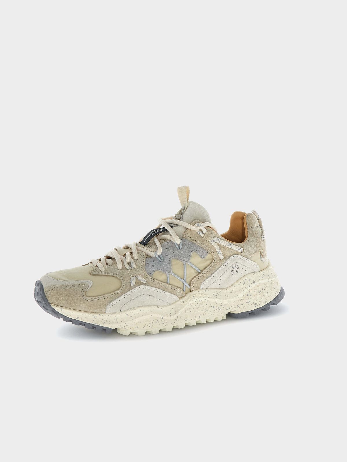 Flower Mountain Sneaker Yamabushi Uni Cow Suede in Farbe taupe_beige