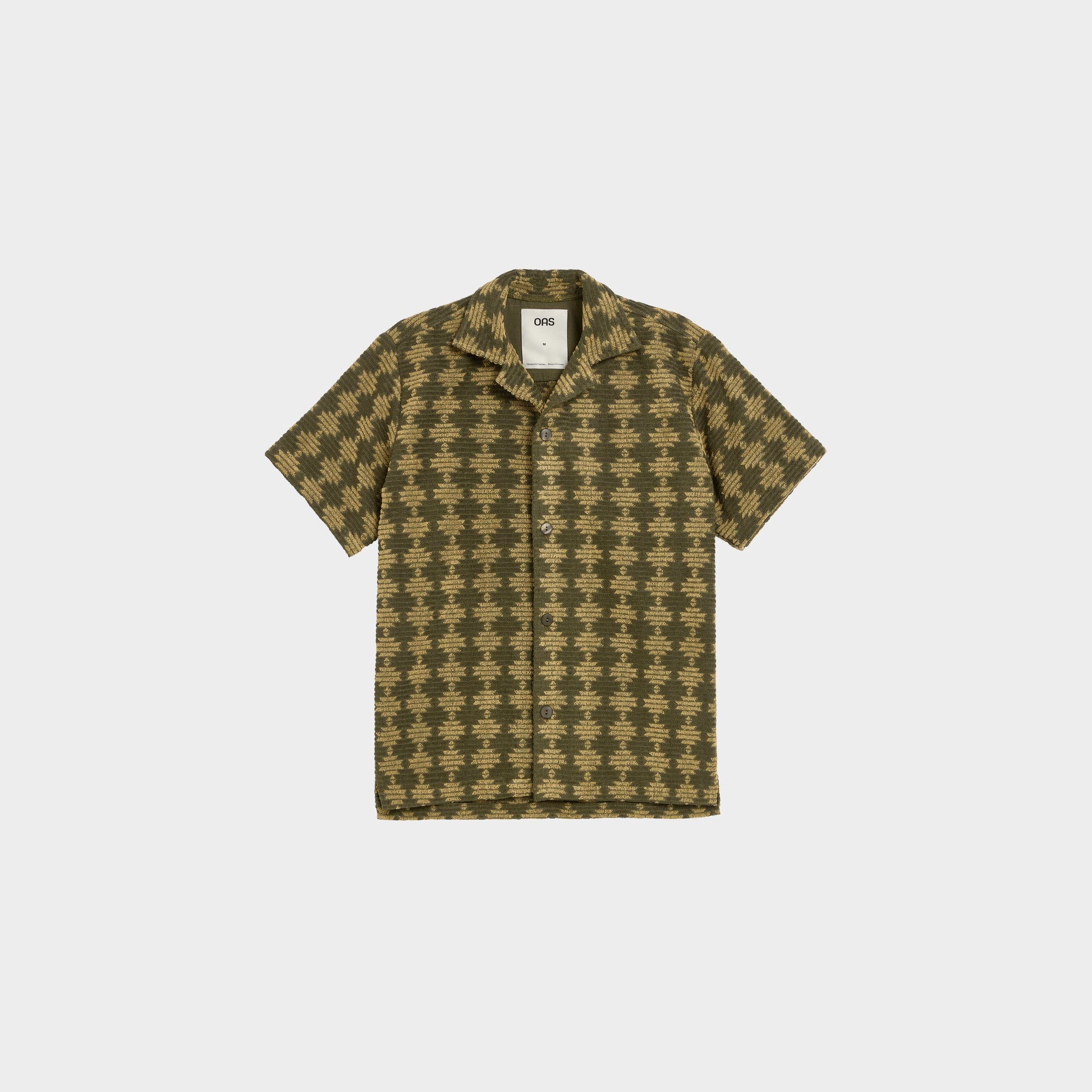OAS Hemd Forti Cuba Shirt in Farbe dark_green