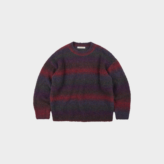 Gradation Boucle Knit Purple