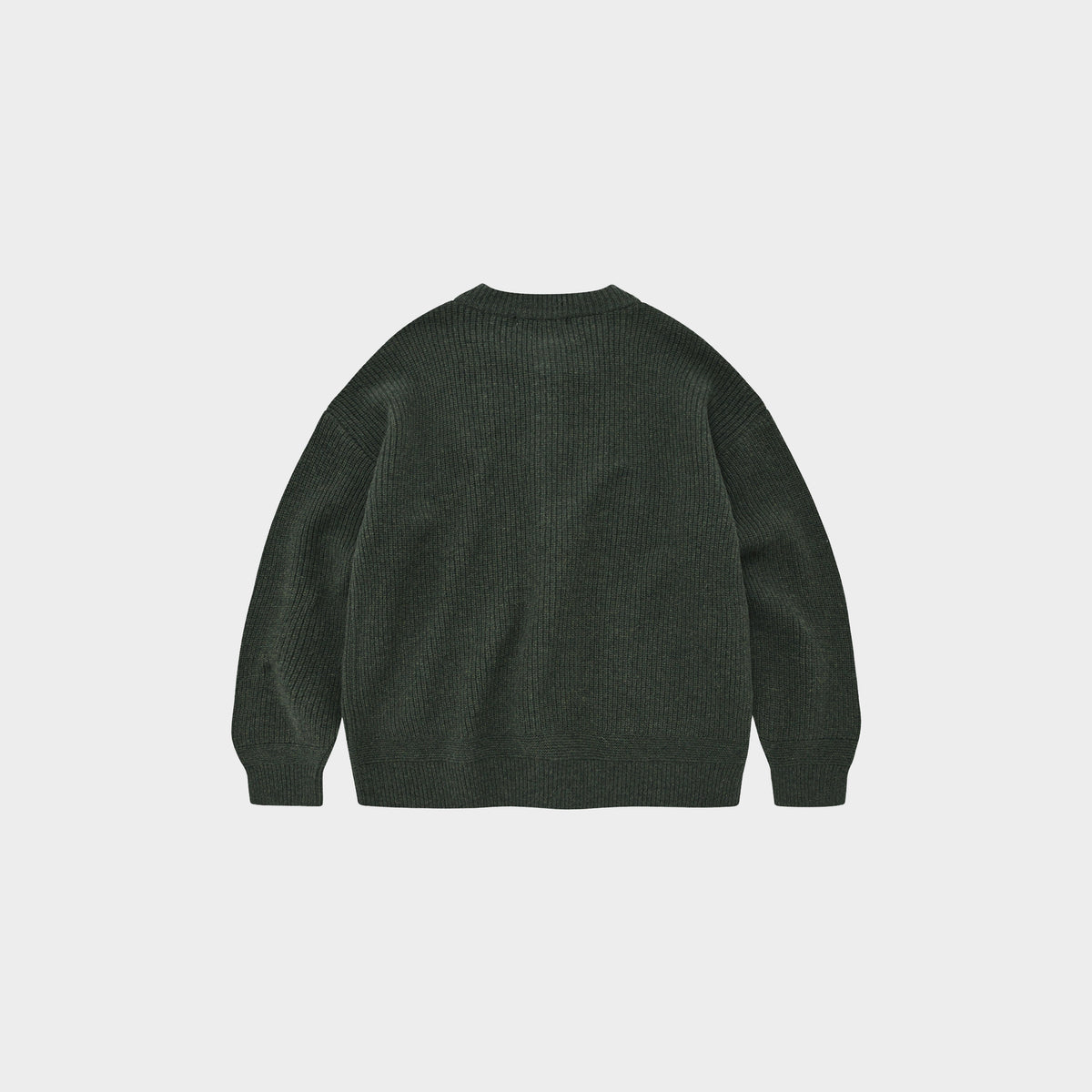 Frizmworks Heavy Wool Round Cardigan in Farbe forest_green