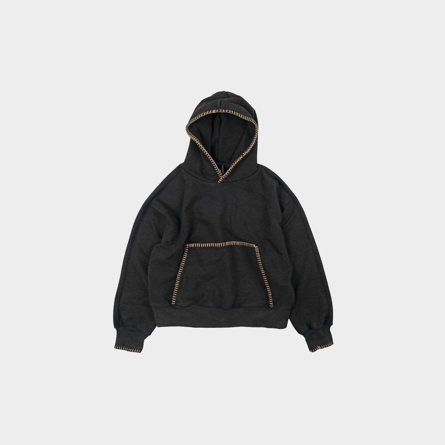 Frizmworks Needle Stitch Pullover Hoody  in Farbe black_brown
