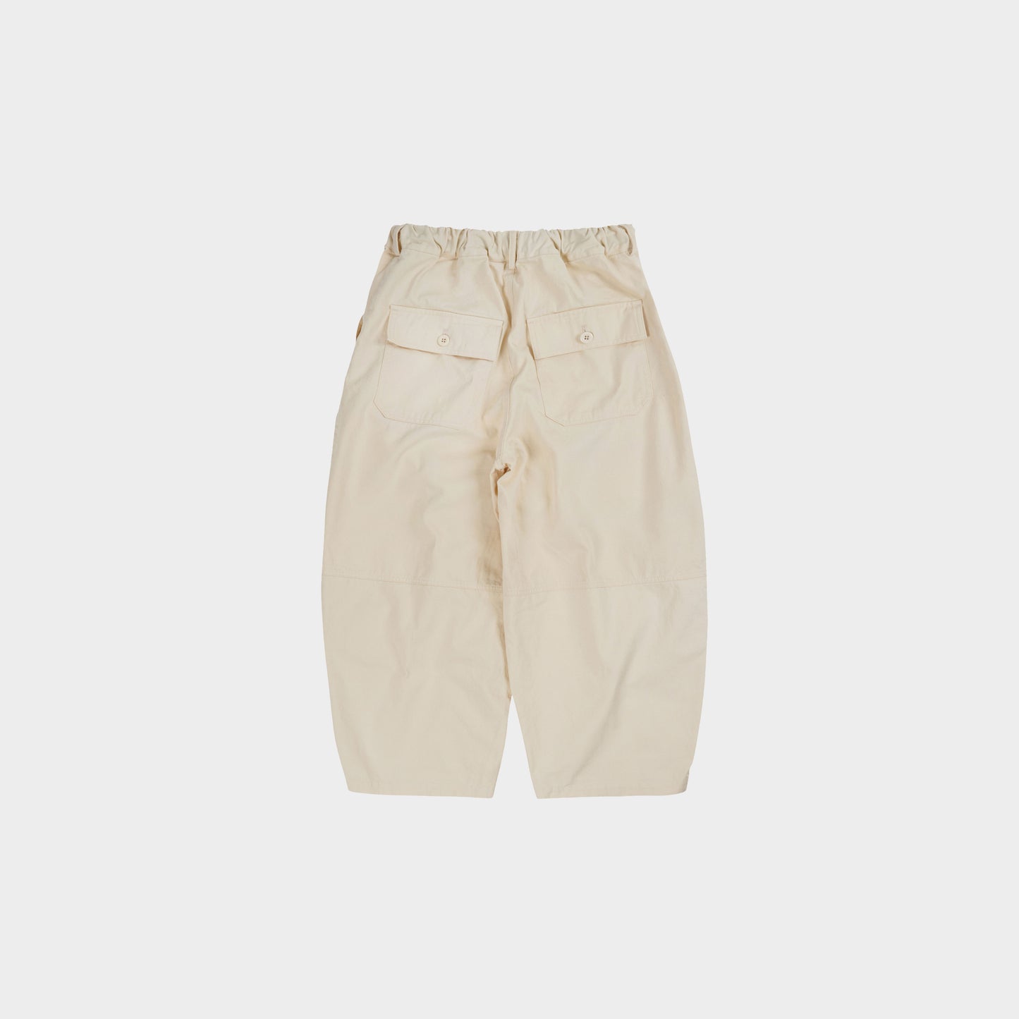 Frizmworks Twill Balloon Pants in Farbe ivory