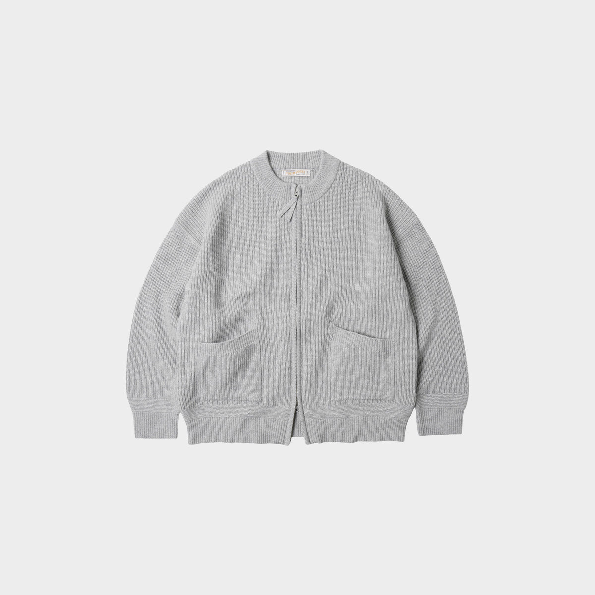 FrizmWORKS Wool Deck Zipup Cardigan in Farbe light_gray