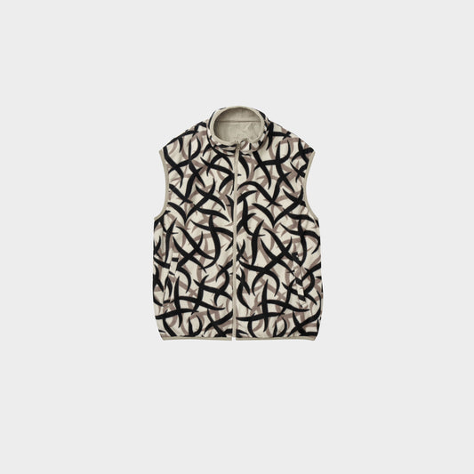 Gramicci Reversible Fleece Vest in Farbe tribal_snow