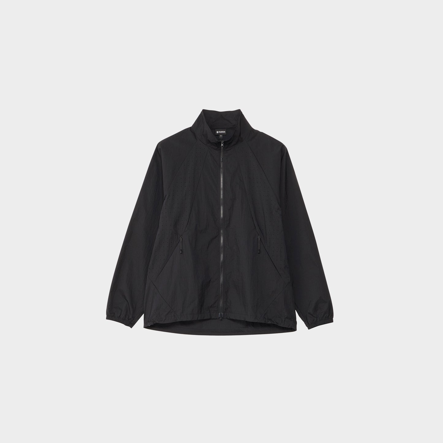 Goldwin Sheer Nylon Wind Jacket in Farbe black