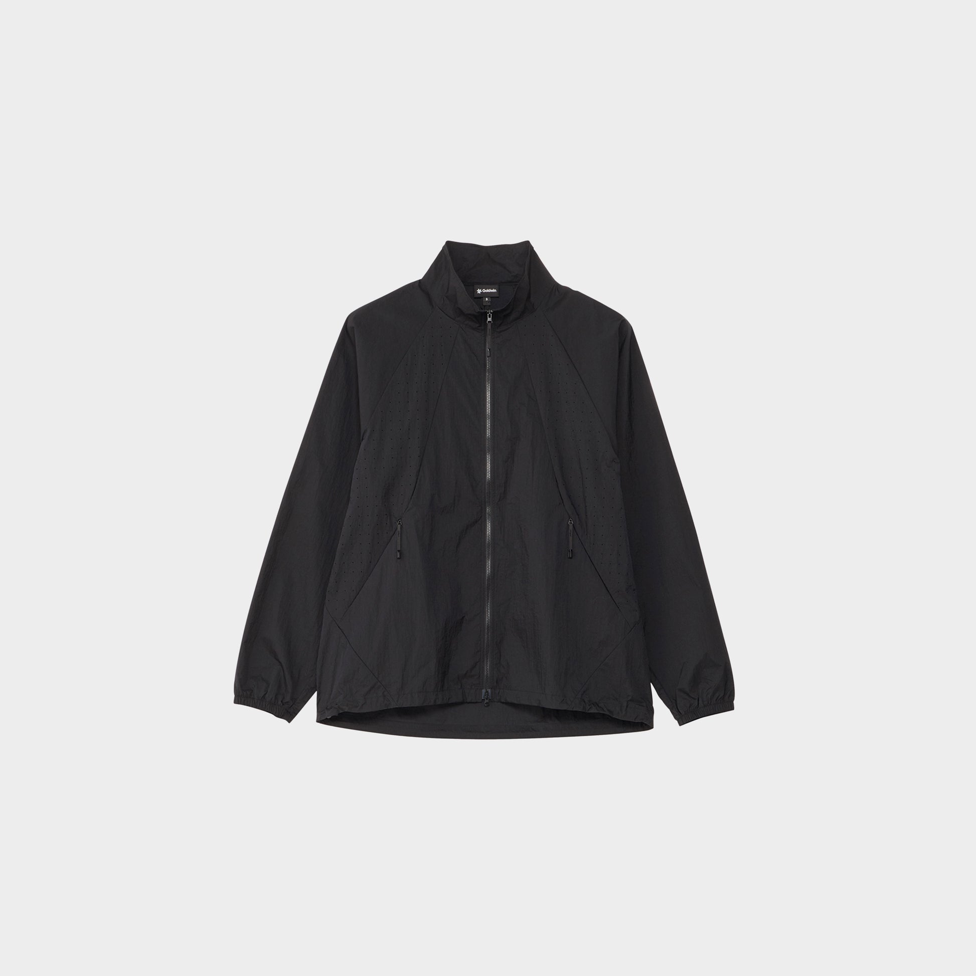 Goldwin Sheer Nylon Wind Jacket in Farbe black