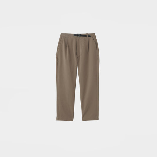 Goldwin One Tuck Tapered Stretch Pants in Farbe taupe
