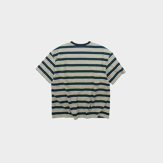 Horizon Stripe Half Tee