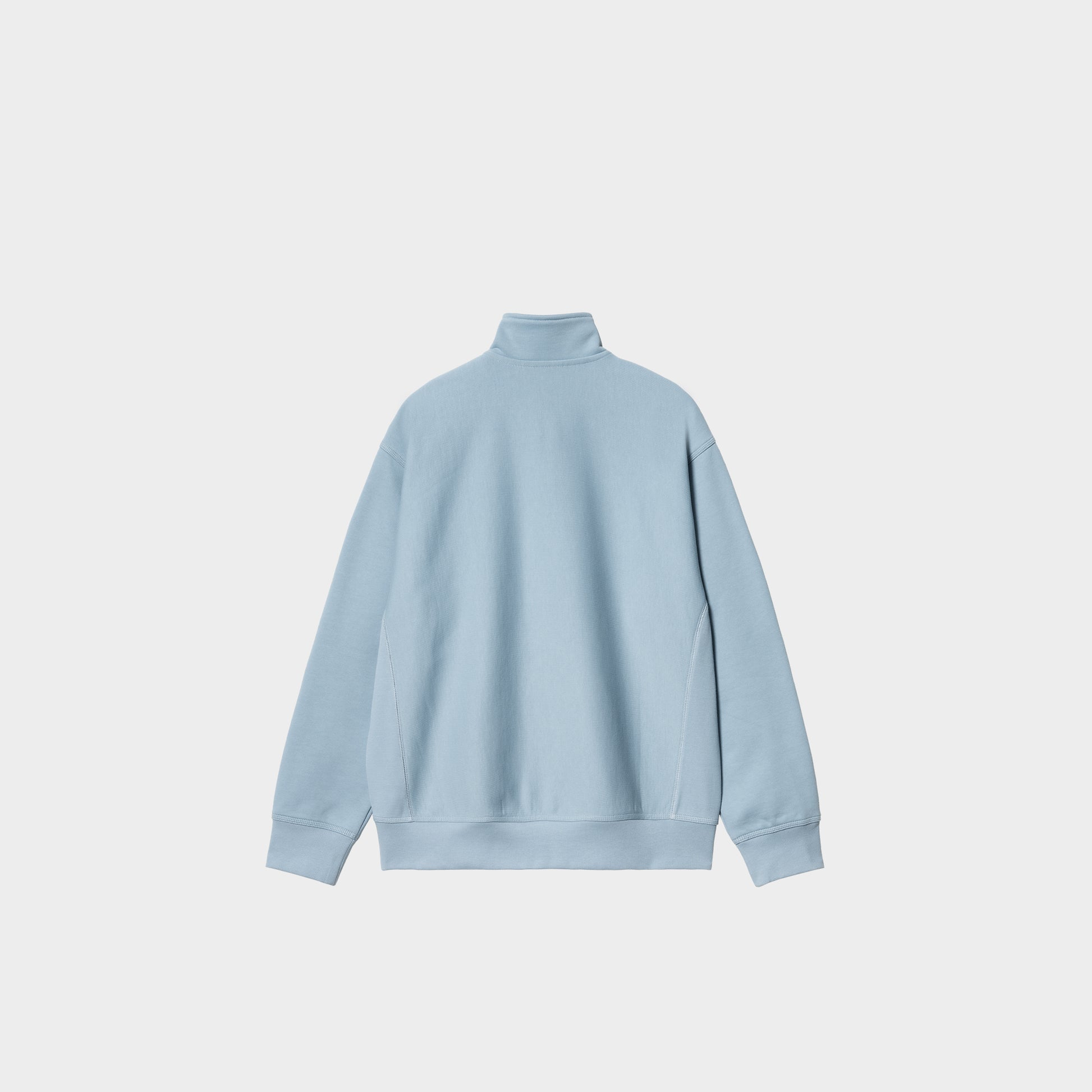 Carhartt WIP Half Zip American Script Sweatshirt in Farbe frosted_Blue