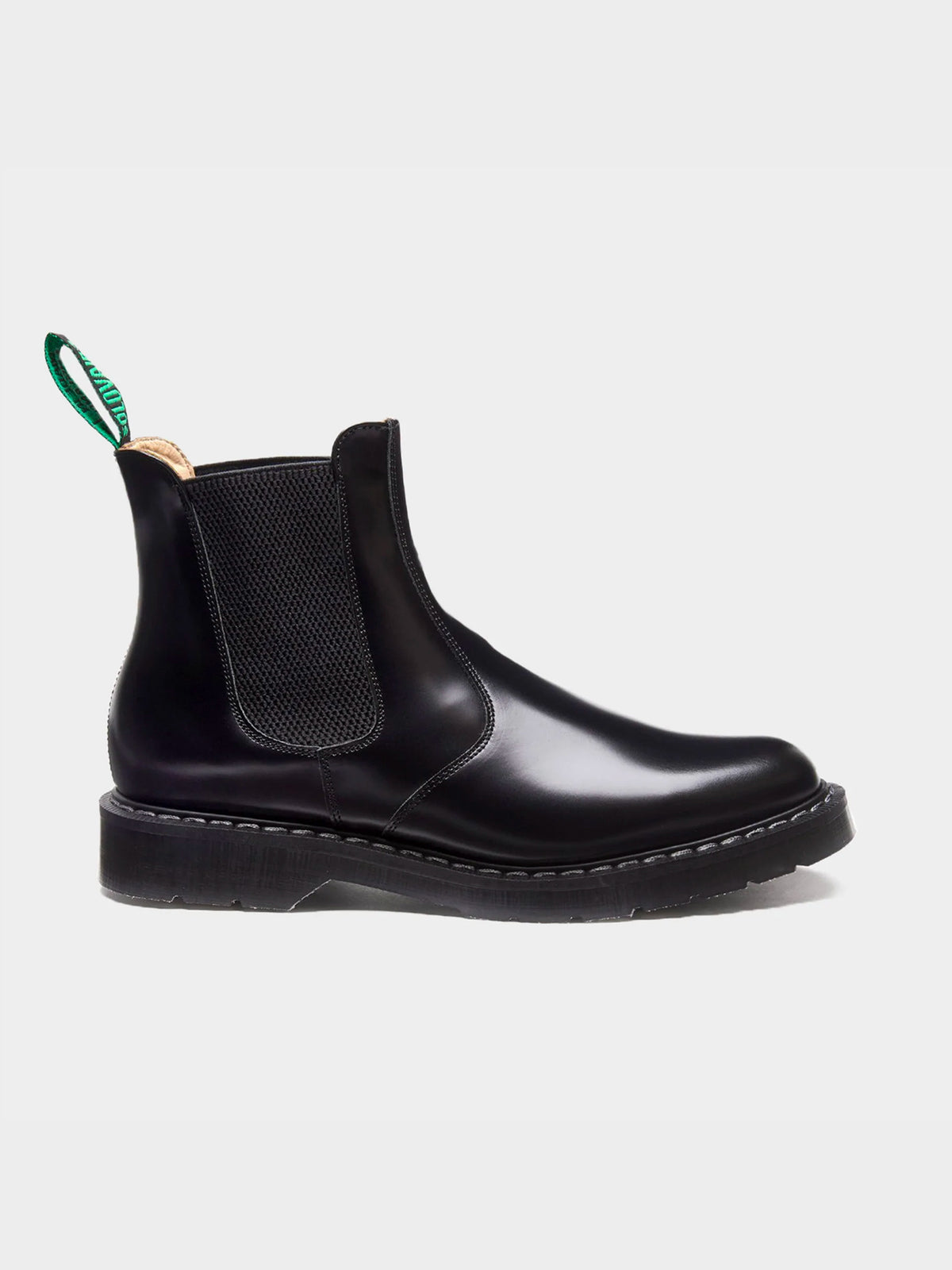 Solovair Hi-Shine Dealer Boot in Farbe schwarz