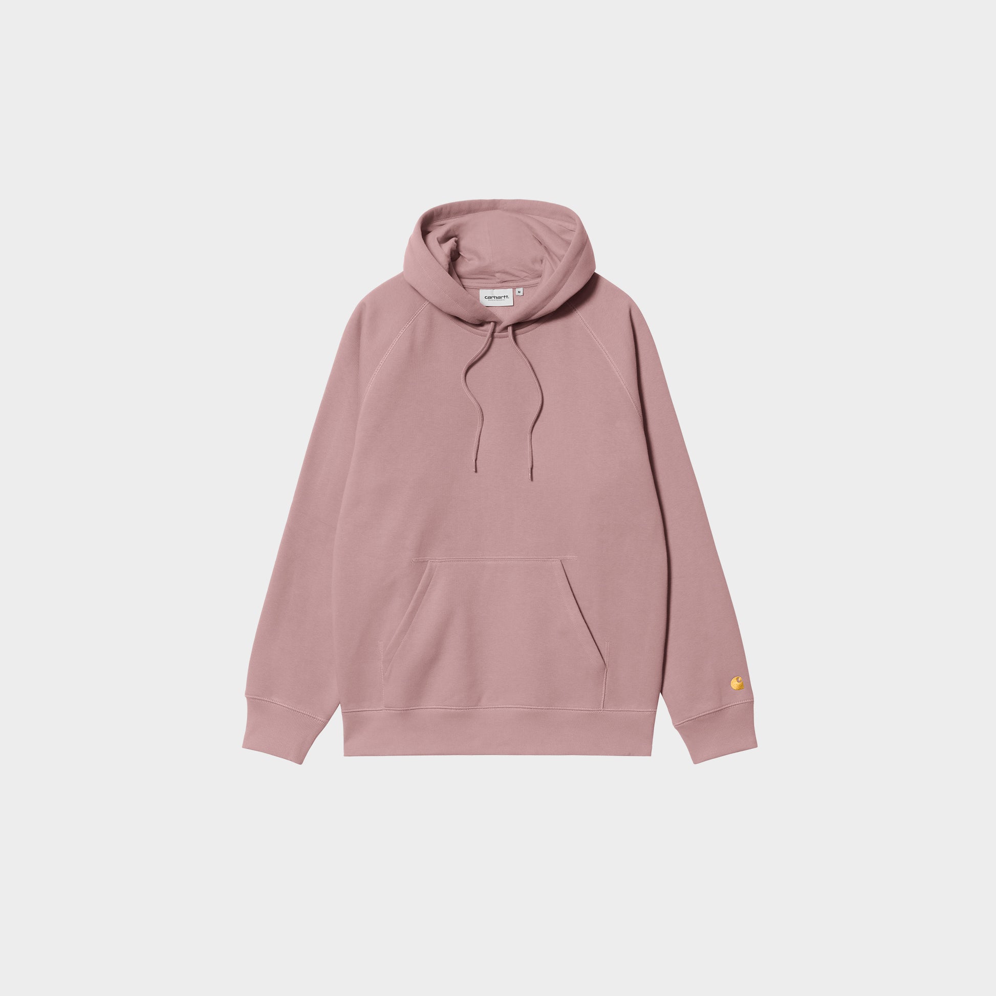 Carhartt WIP Hooded Chase Sweatshirt in Farbe glassy_Pink_Gold