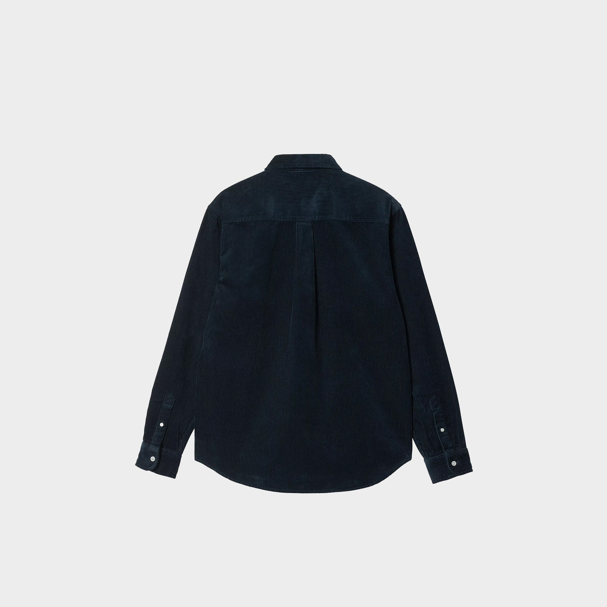 Carhartt WIP L/S Madison Cord Shirt in Farbe dark_navy