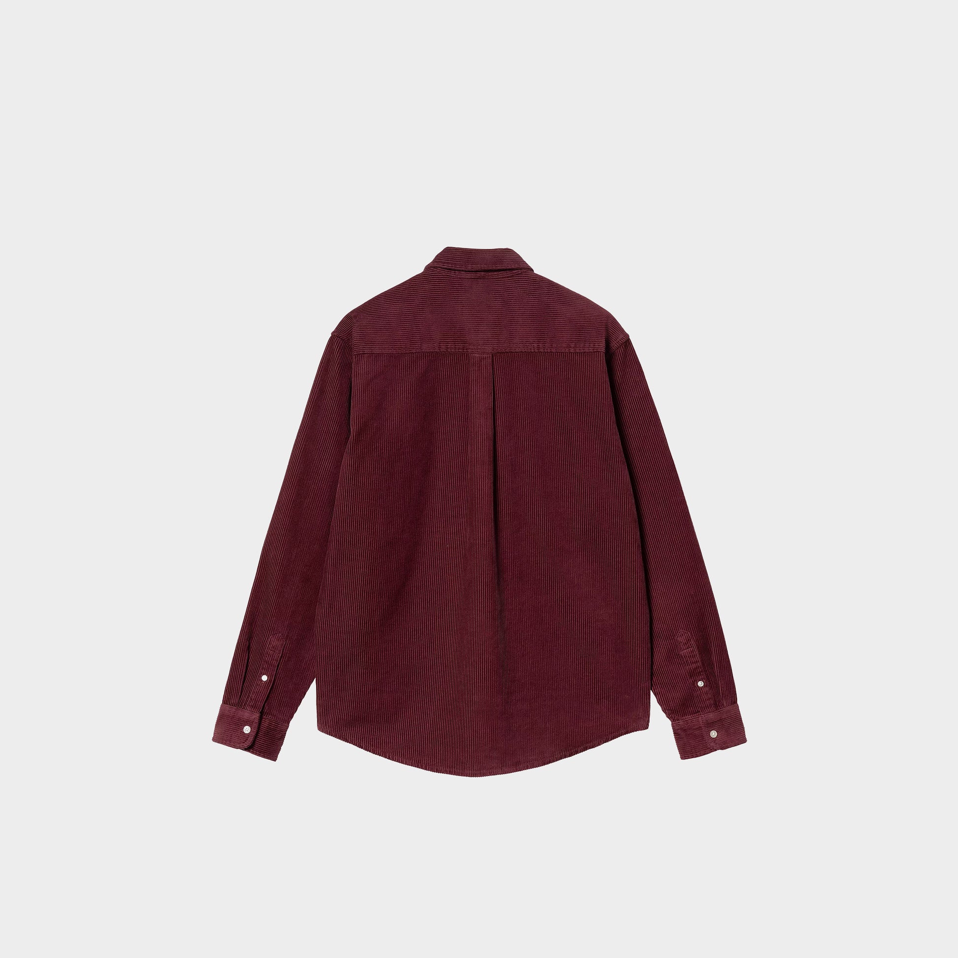 Carhartt WIP L/S Madison Cord Shirt in Farbe malbec_black