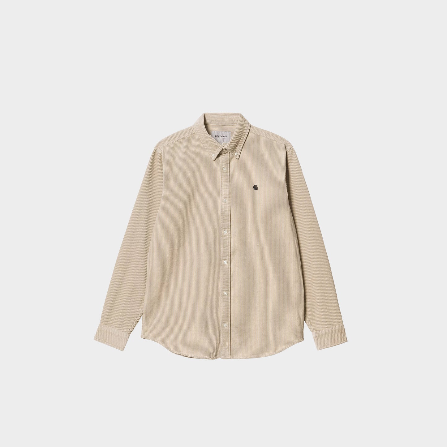 Carhartt WIP L/S Madison Cord Shirt in Farbe wax_black