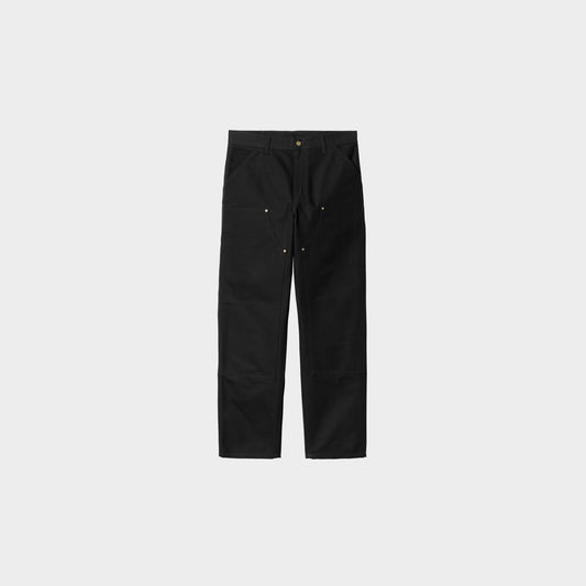 Carhartt WIP Double Knee Pant - Black in Farbe Black_aged_canvas