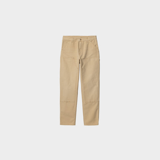 Carhartt WIP Double Knee Pant - Bourbon in Farbe Bourbon_aged_canvas