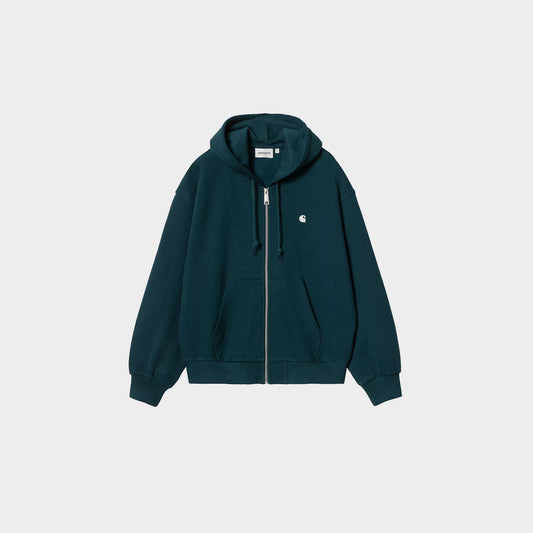 Carhartt WIP W' Hooded Casey Jacket in Farbe duck_blue