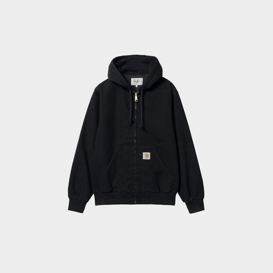 Carhartt WIP Active Jacket - Black in Farbe black_aged_canvas