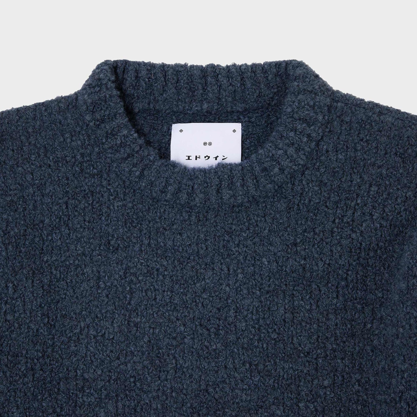 Edwin Dun Textured Sweater in Farbe ink