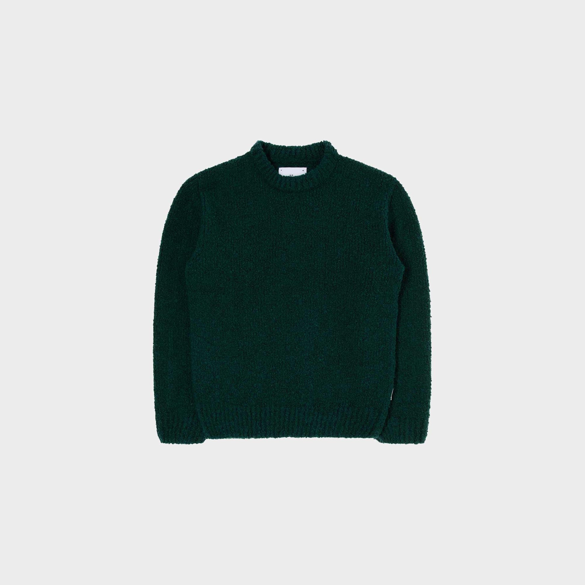 Edwin Dun Textured Sweater in Farbe pineneedle