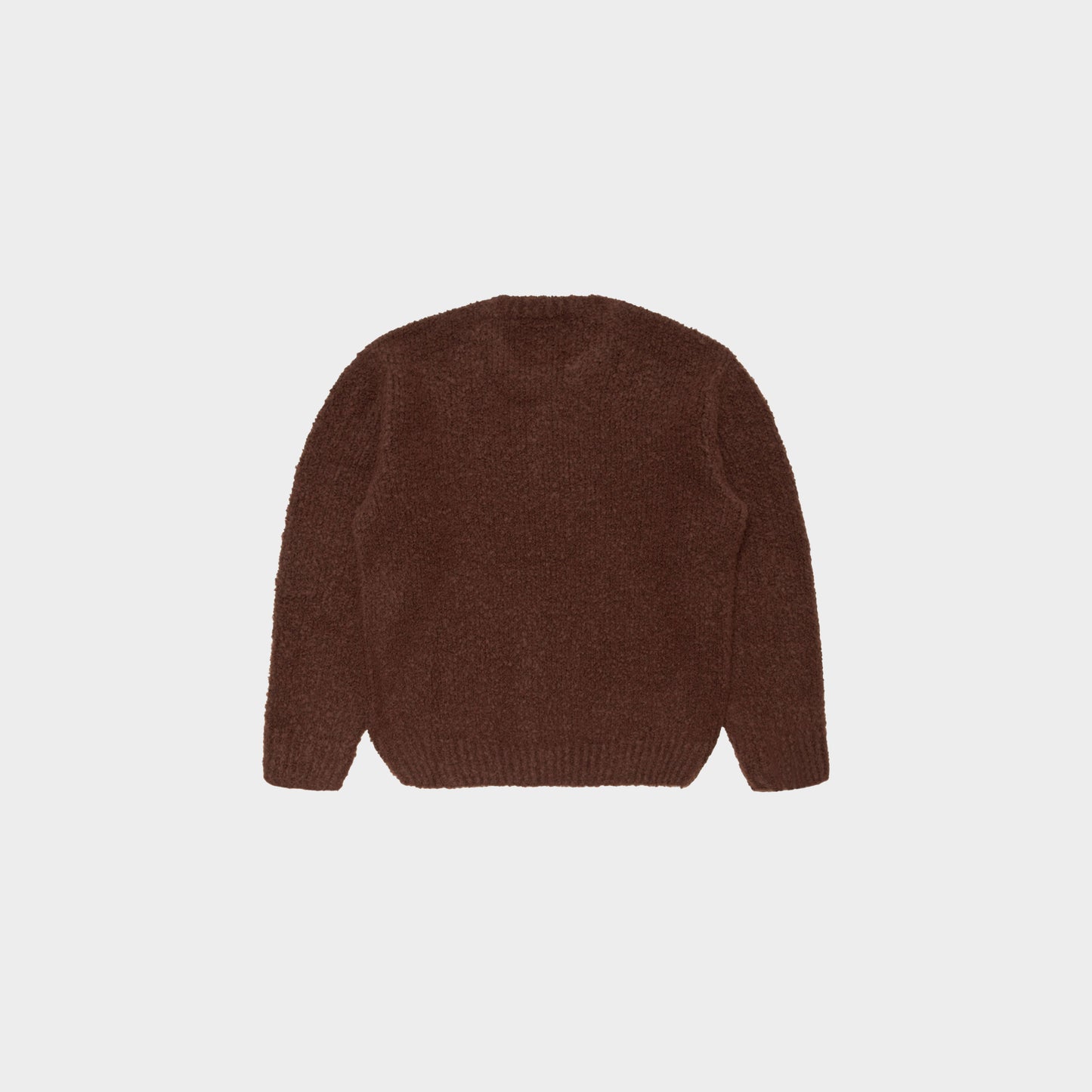 Edwin Dun Textured Sweater in Farbe rum_raisin
