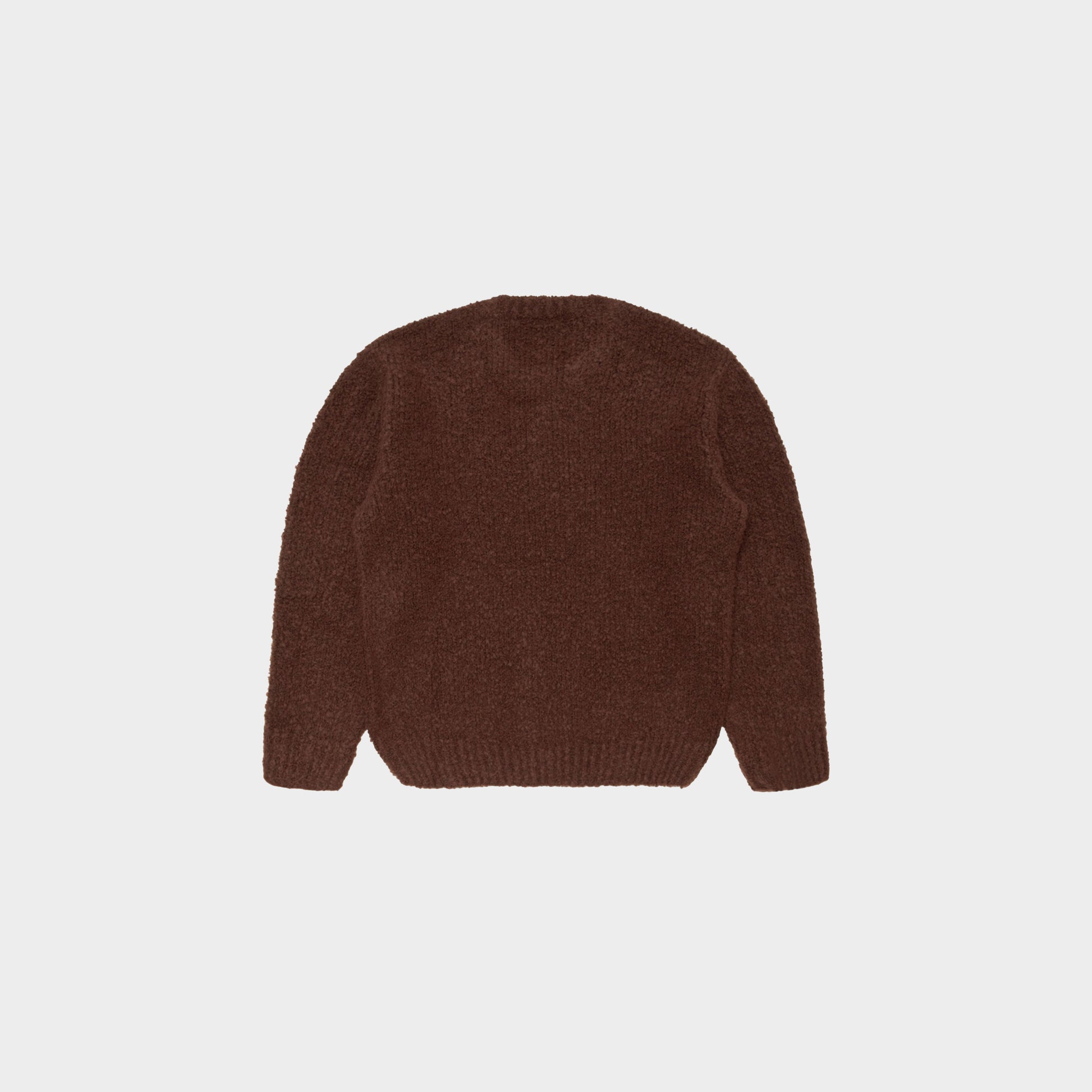 Edwin Dun Textured Sweater in Farbe rum_raisin