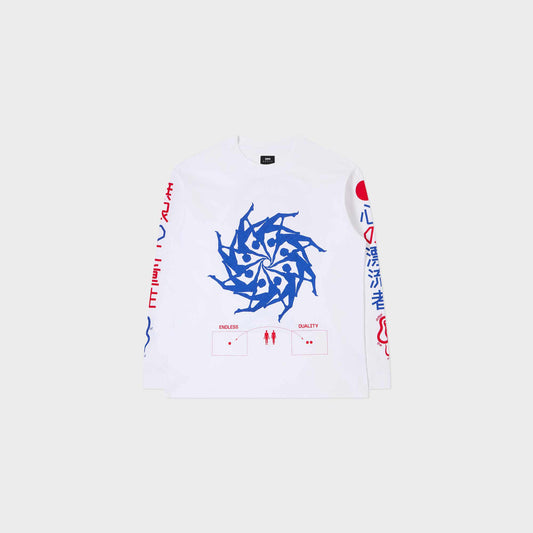 Edwin Longsleeve Mind Drifter TS LS in Farbe white