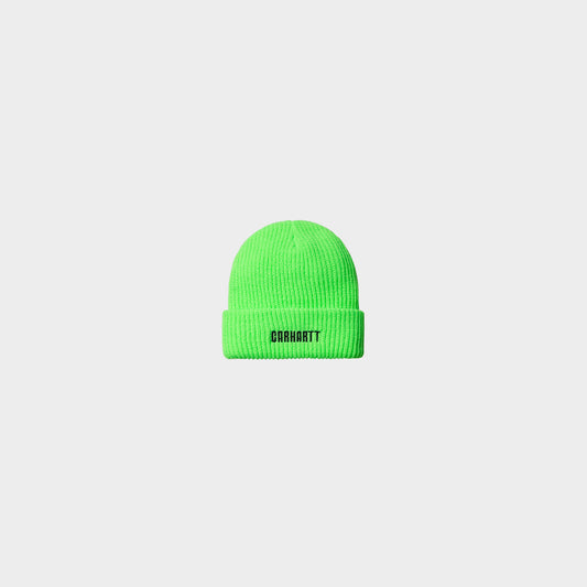 Carhartt WIP Industry Beanie in Farbe lumogreen_black