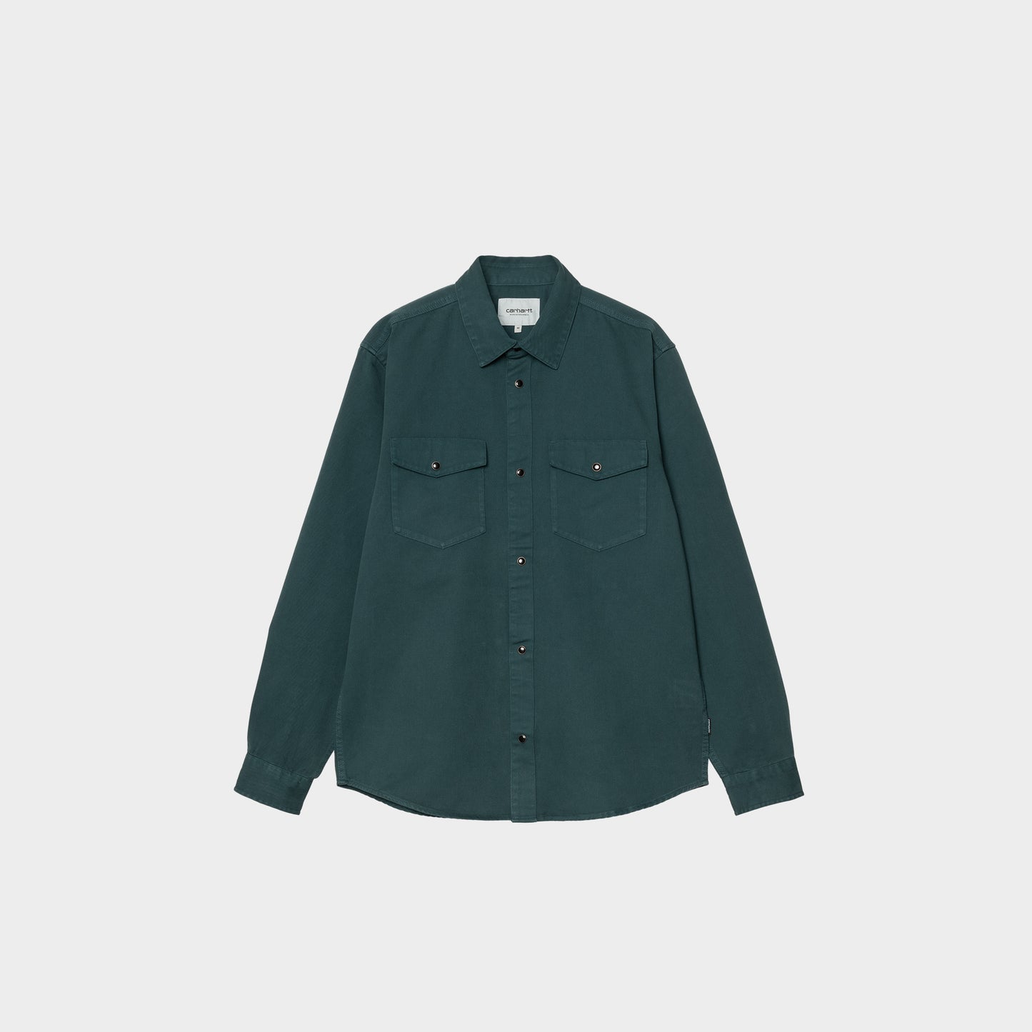 Carhartt WIP L/S Santa Fe Shirt in Farbe deep_lagoon