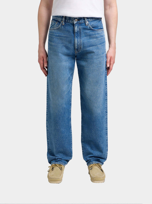 I035096 Loose Jeans - Blue Mid Light Used