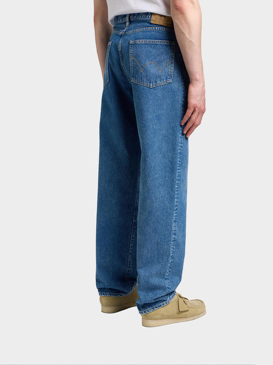 I035096 Loose Jeans - Blue Mid Light Used