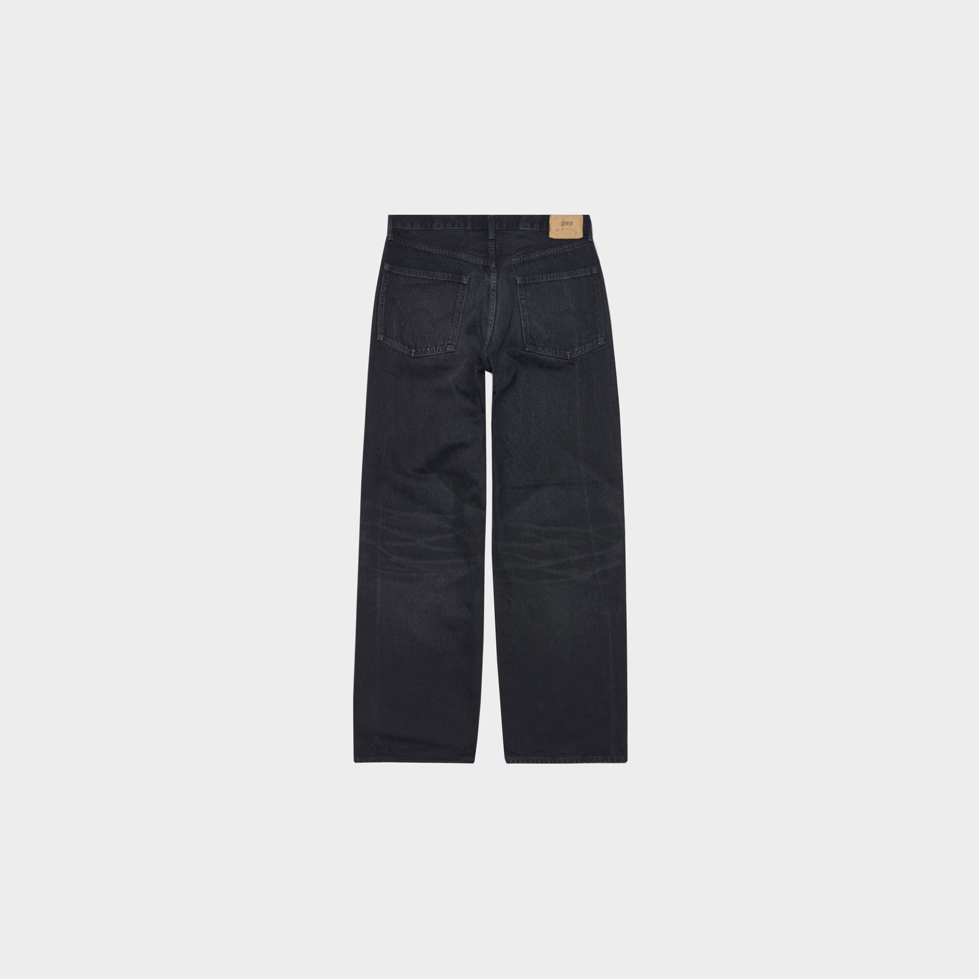 Edwin I035105 Wide Pant - Black Deep Dark Used in Farbe black_deep_dark_used